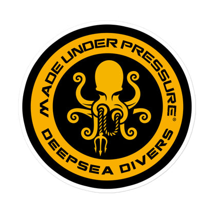 DeepSea /  Diver Yellow Jacket  stickers