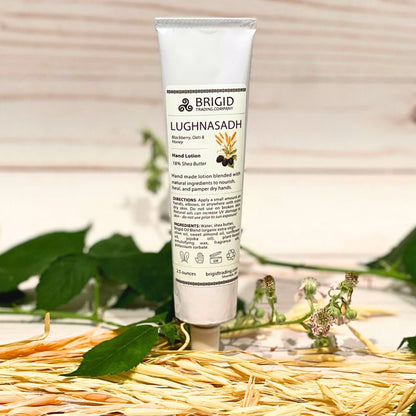 Lughnasadh Natural Hand Lotion - Blackberries, Oats, and Honey