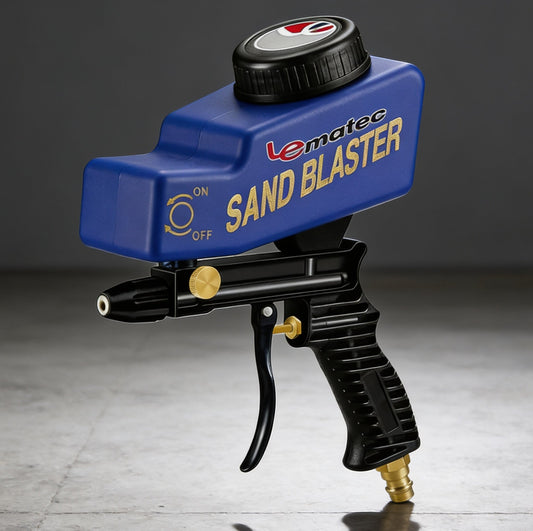 Handheld Sandblaster for Etching & Rust | LE LEMATEC Portable
