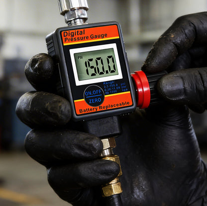 Digital Air Pressure Regulator with LCD Display - Professional 150 PSI Multi-Unit Control (DAR03B)