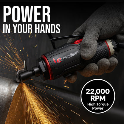 LE-G1045R Air Straight Grinder with Spanner – Precision Finish