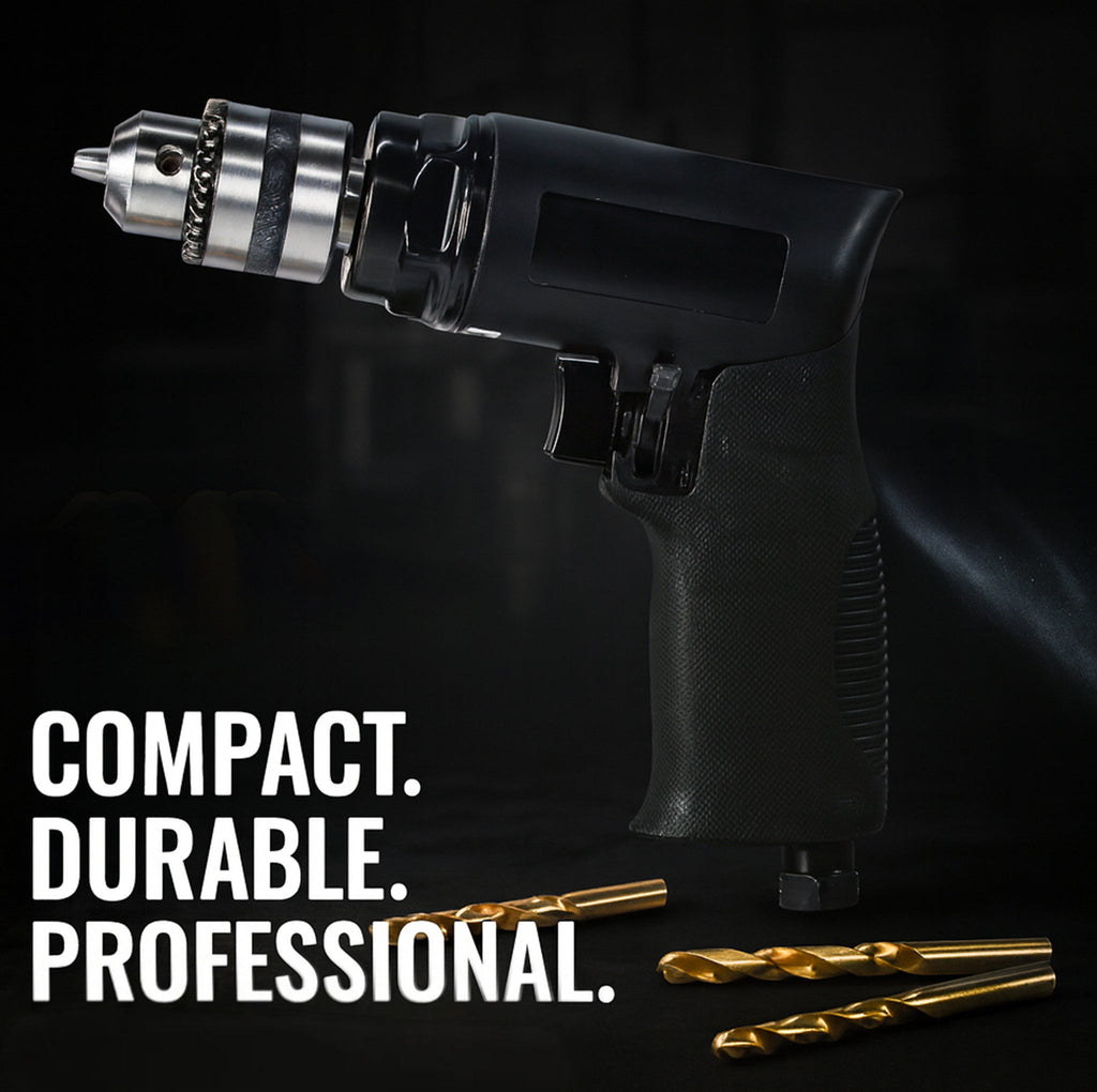 LE-G213P 3/8" Reversible Air Drill – Compact High Torque Tool