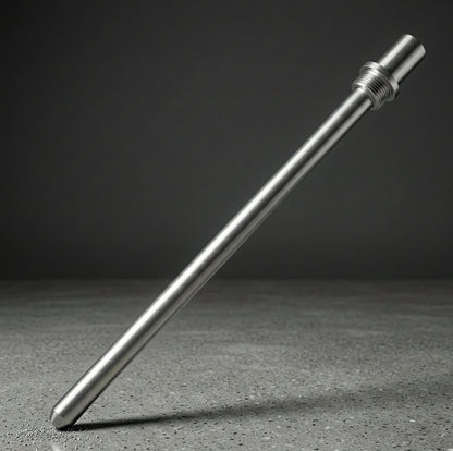 Professional Long Nozzle Attachment - 16.5cm Steel & Aluminum for Precision Blasting