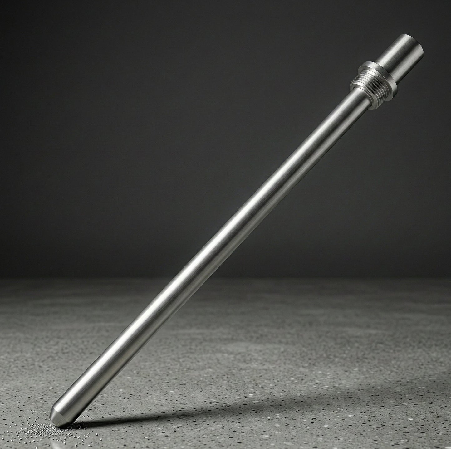 Professional Long Nozzle Attachment - 16.5cm Steel & Aluminum for Precision Blasting