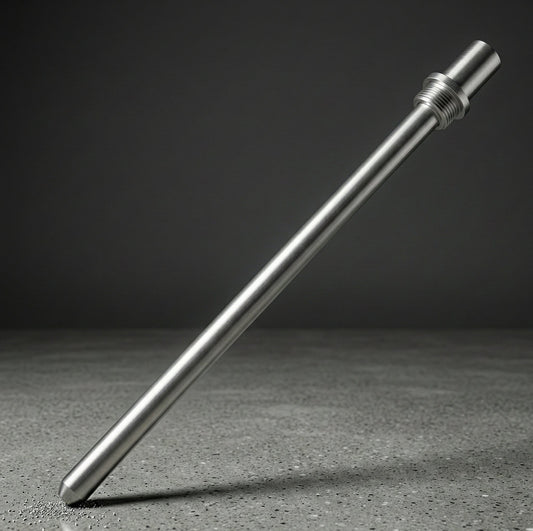 Professional Long Nozzle Attachment - 16.5cm Steel & Aluminum for Precision Blasting