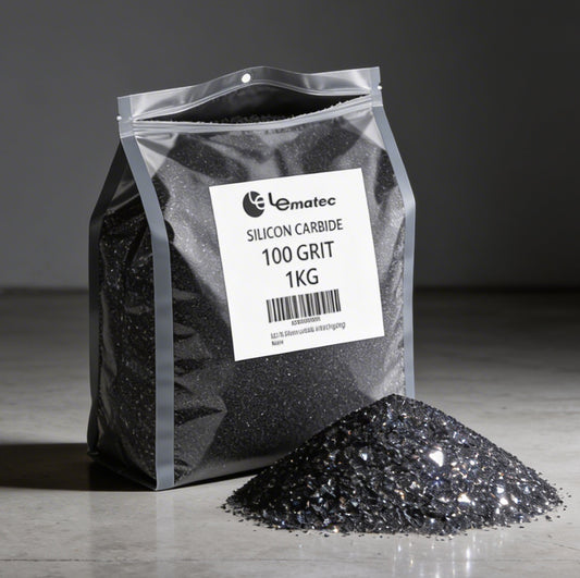 Professional Silicon Carbide Blasting Media - 100 Grit Premium Grade (LEI-16)
