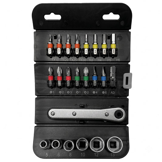 LE-RF232 23PCS 1/4" Drive Mini Socket Set – Compact Handy Kit