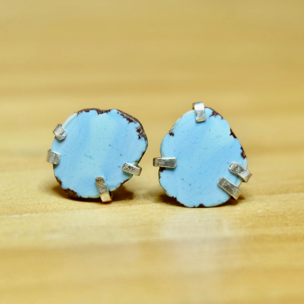 Golden Hills Turquoise Stud Earrings