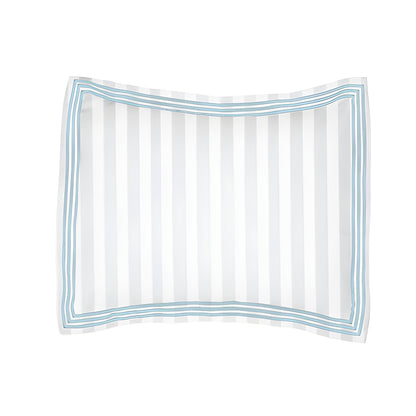 400TC Cotton Sateen Triple Edge Embroidery Stripe Duvet Cover Set