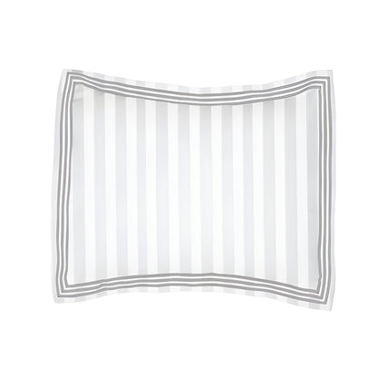 400TC Cotton Sateen Triple Edge Embroidery Stripe Duvet Cover Set