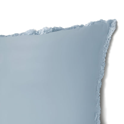 400TC Cotton Sateen Solid Fringe Duvet Cover Set