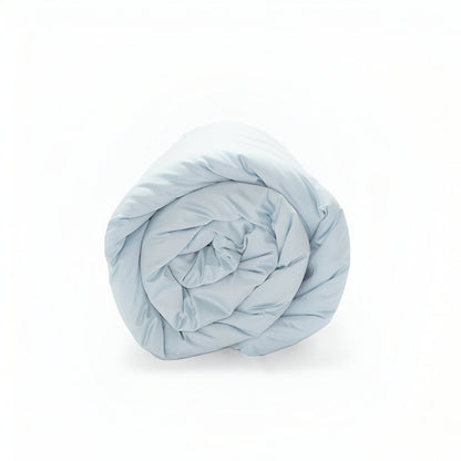 400TC Sateen Solid Cotton Round Duvet Cover Set