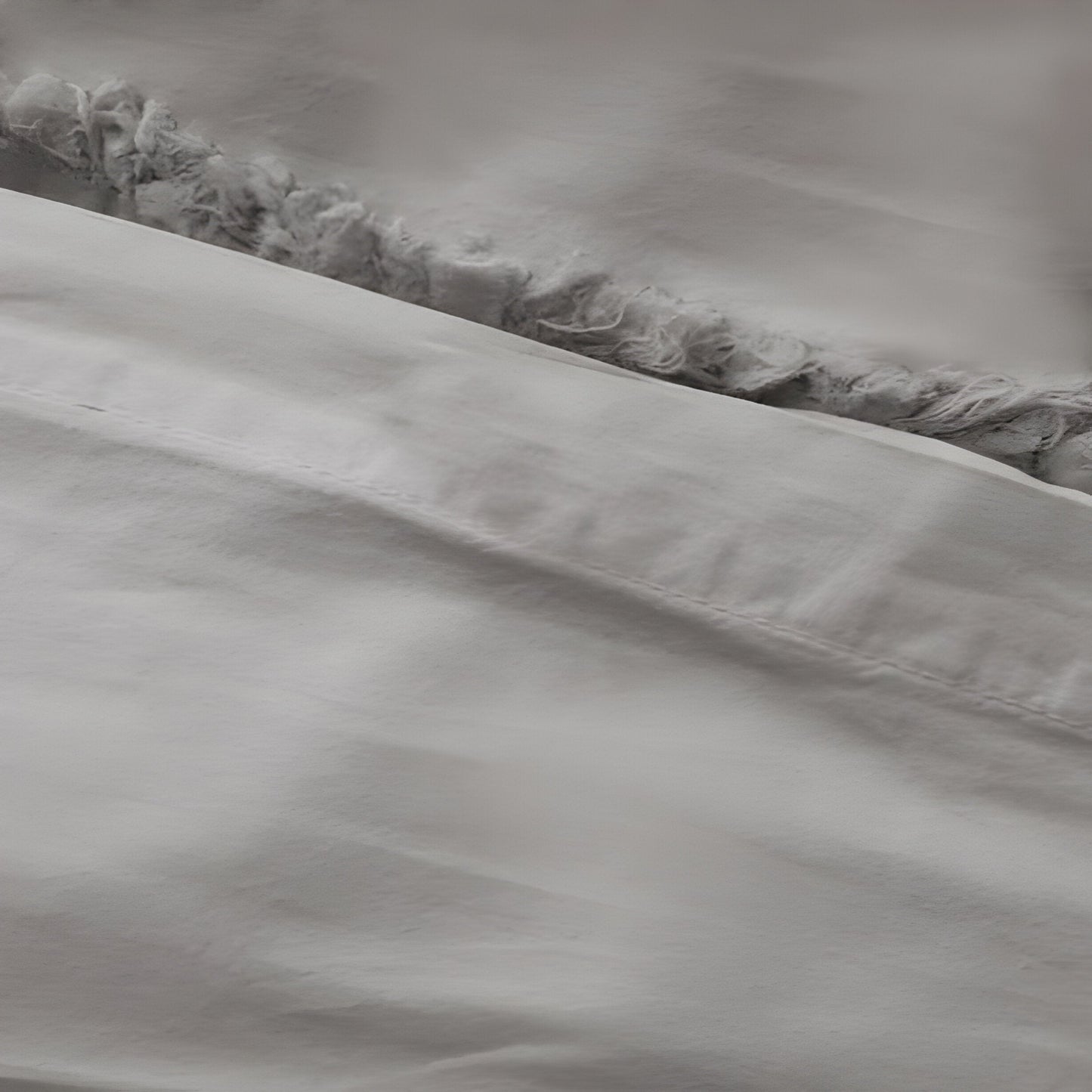 400TC Cotton Sateen Solid Fringe Duvet Cover Set