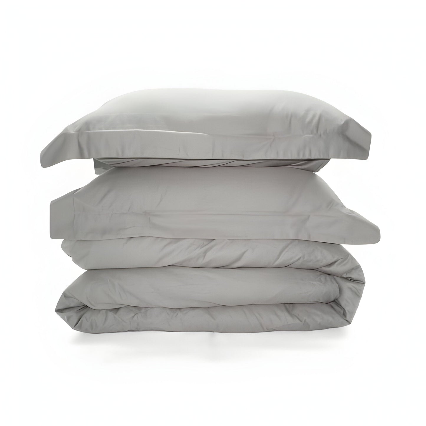 400TC Cotton Sateen Solid Duvet Cover Set
