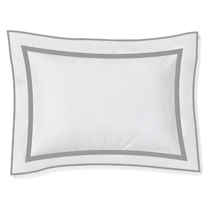 400TC Embroidery & Border Cotton Sateen Solid Duvet Cover Set