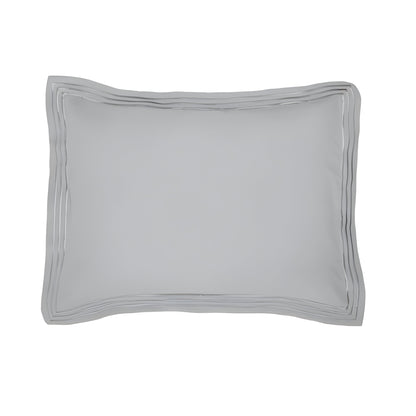 400TC Cotton Luxurious Triple Embroidery Sateen Solid Duvet Cover Set