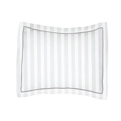 400TC Cotton Single Edge Embroidery Sateen Stripe Duvet Cover Set