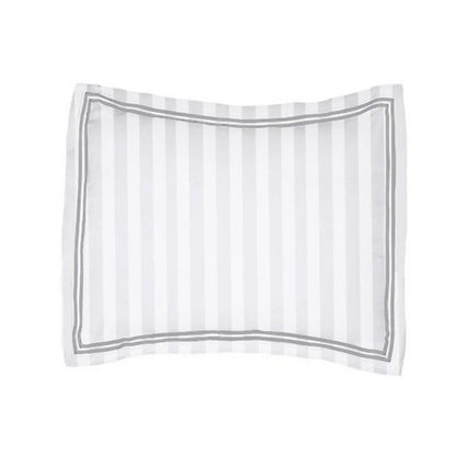 400TC Cotton Double Edge Embroidery Sateen Stripe Duvet Cover Set