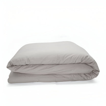 400TC Sateen Solid Cotton Round Duvet Cover Set