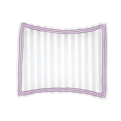 400TC Cotton Sateen Triple Edge Embroidery Stripe Duvet Cover Set