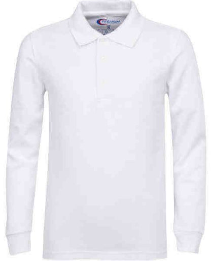 Toddlers Long Sleeve Pique Polo Shirt
