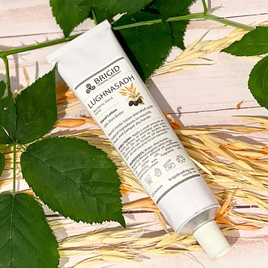 Lughnasadh Natural Hand Lotion – Blackberry, Oats & Honey, Paraben-Free