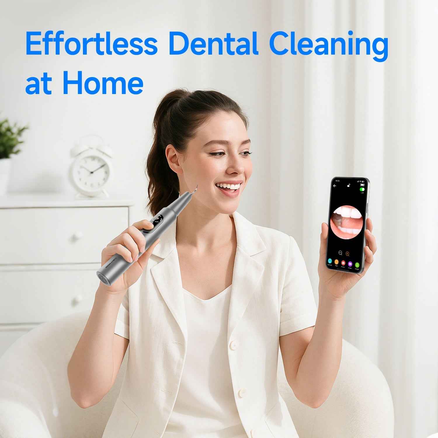 M1 Ultrasonic Tooth Cleaner | Professional Plaque & Tartar Removal