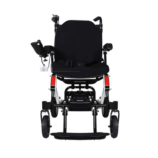 Maidesite 17.5-Inch 500W Wide Seat Lightweight Electric Folding Wheelchair (SAK33689)