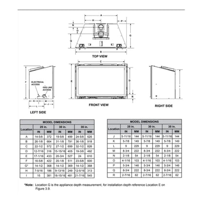 Majestic Trilliant 35-Inch Direct Vent Gas Fireplace Insert [TRILLIANT35IN] (SAK63247)