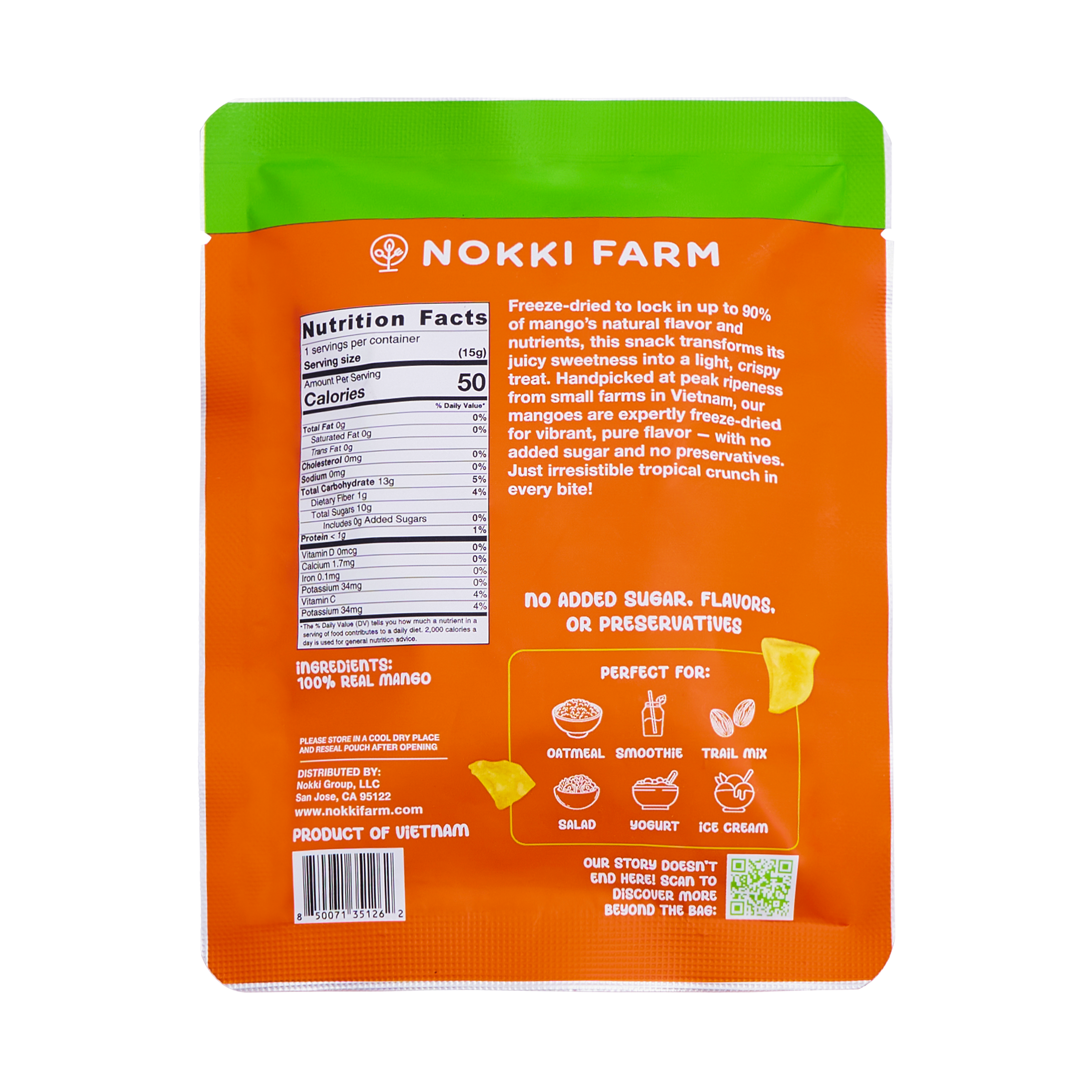 Freeze-Dried Mango