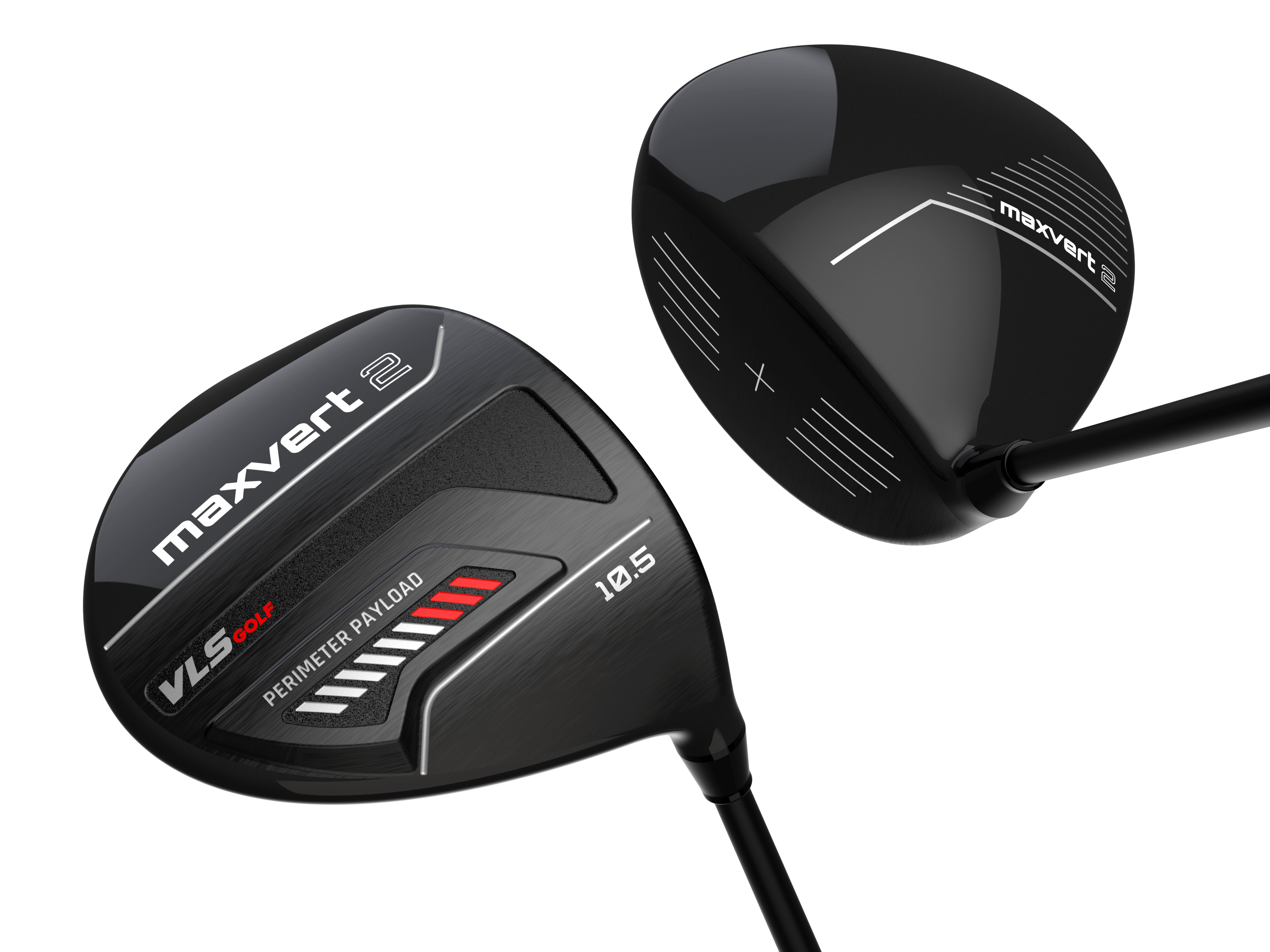 Maxvert 2 Driver and 2 Hybrids Bundle(18&22 Degree Hybrids)