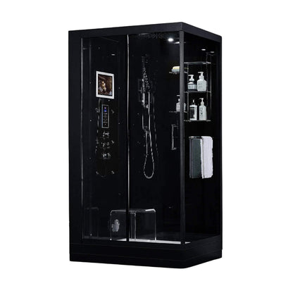 Maya Bath Platinum Lucca Steam Shower With LCD Touchscreen Controls (SAK27483)