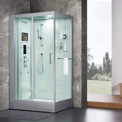 Maya Bath Platinum Lucca Steam Shower With LCD Touchscreen Controls (SAK27483)