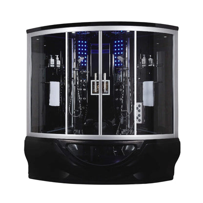 Maya Bath Platinum Superior Steam Shower With Foot Massager (SAK57392)