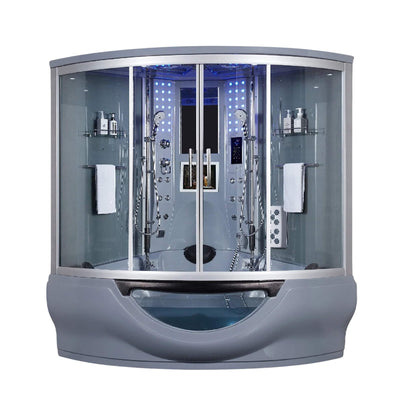 Maya Bath Platinum Superior Steam Shower With Foot Massager (SAK57392)