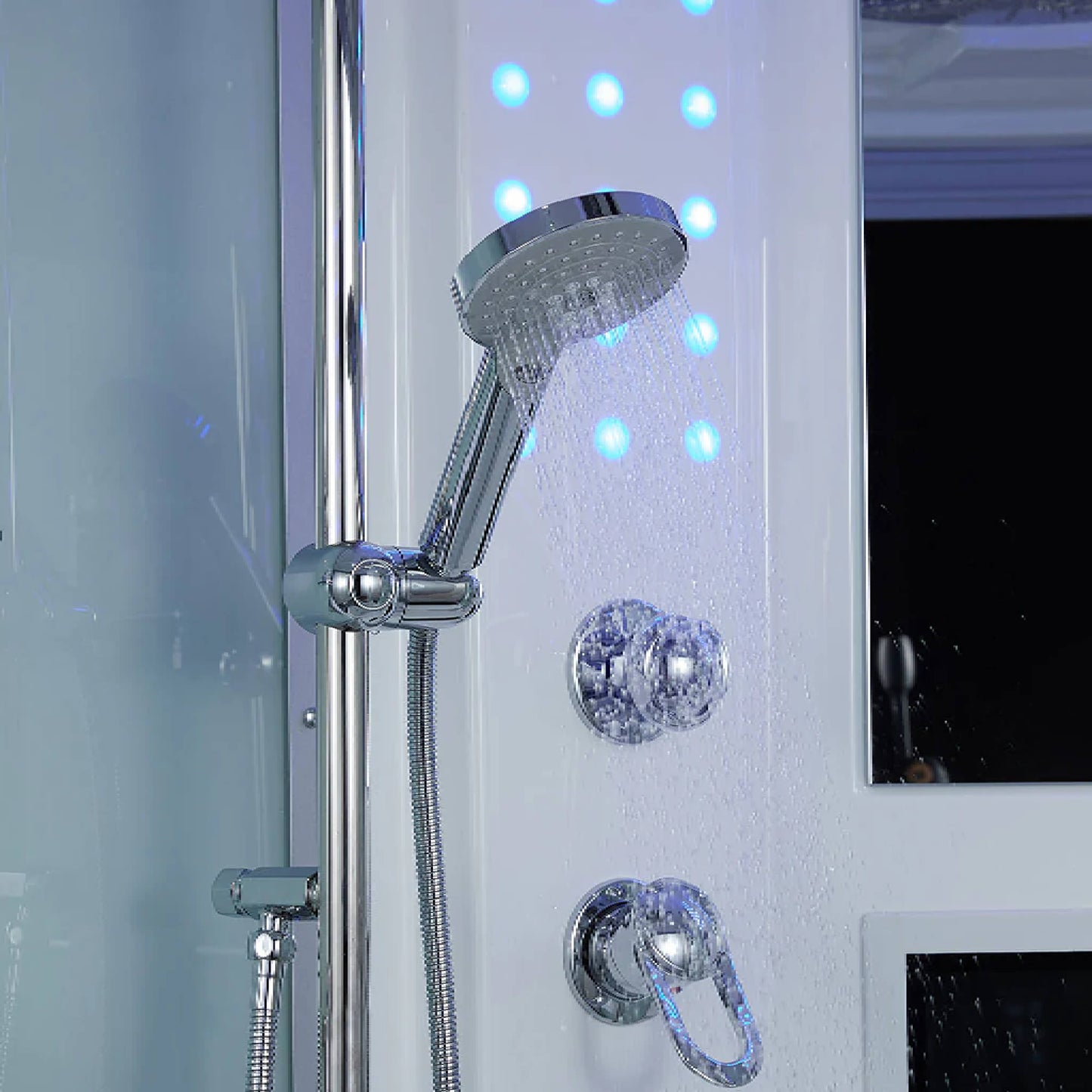 Maya Bath Platinum Superior Steam Shower With Foot Massager (SAK57392)