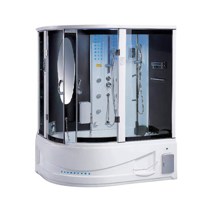 Maya Bath Siena Steam Shower With 10 Acupuncture Jets (SAK31847)