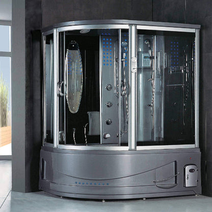 Maya Bath Siena Steam Shower With 10 Acupuncture Jets (SAK31847)