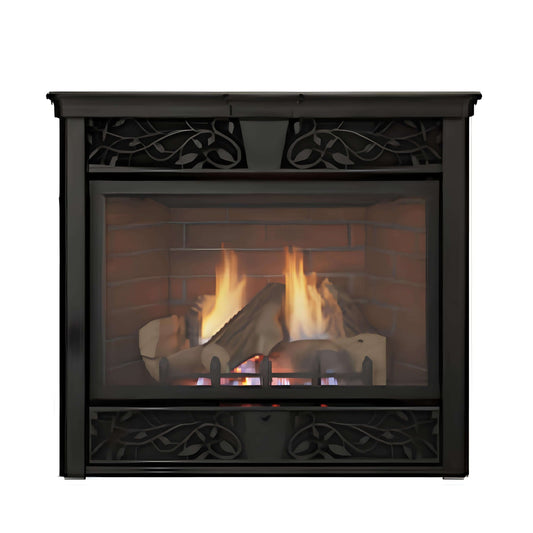 Monessen Symphony 32-Inch Vent-Free Traditional Fireplace With Control System [VFC32L] (SAK87014)