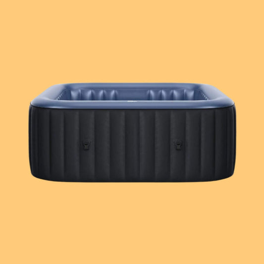 MSpa Tekapo Comfort Series Six-Person Inflatable Square Bubble Spa Hot Tub With 132 Bubble Jets [C-TE062] (SAK80641)