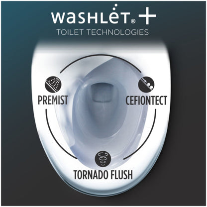 [MW7763084CEG#01] TOTO Drake 1.28 GPF Washlet Elongated Toilet With C5 Bidet Seat (SAK74362)