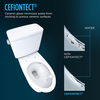 [MW7763084CSFG.10#01] TOTO Drake 1.6 GPF ELongated Chair Height Toilet With C5 Soft Close Bidet Seat (SAK71312)