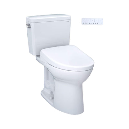 [MW7764726CEFG#01] TOTO Drake 1.28 GPF Electric Chair Height Toilet With Washlet S7 Heated Bidet Seat And Tornado Flush (SAK36508)