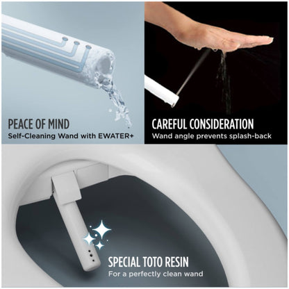 [MW7764736CEFGA#01] TOTO Drake 1.28 GPF Universal Height Toilet With S7A Auto Open Bidet Seat And Auto Flush (SAK73826)