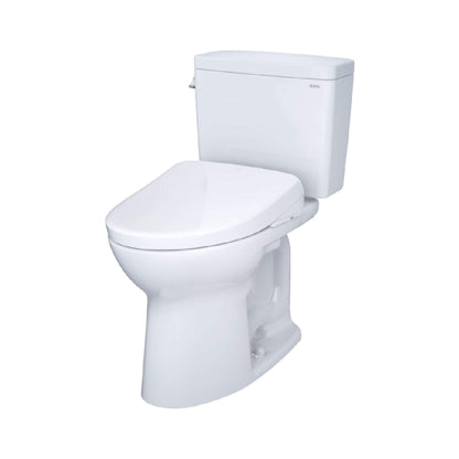 [MW7764736CEG#01] TOTO Drake 1.28 GPF Two Piece Washlet Elongated Toilet Seat With S7A Heated Auto Open/Close Lid (SAK64105)