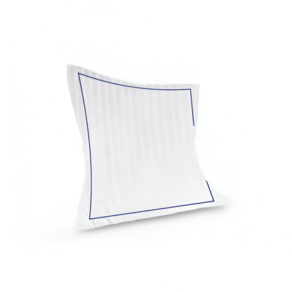 400TC Cotton Single Edge Embroidery Sateen Stripe Duvet Cover Set