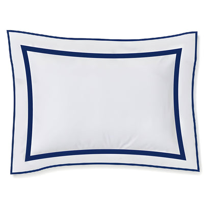 400TC Embroidery & Border Cotton Sateen Solid Duvet Cover Set