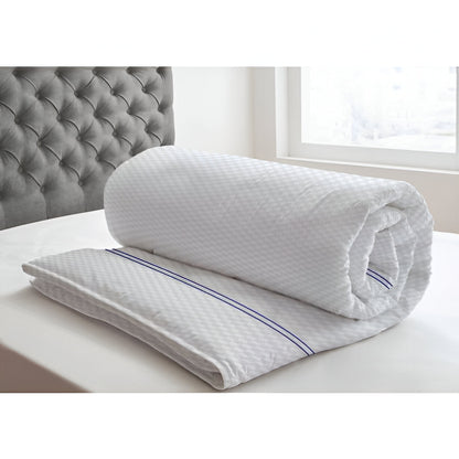 400TC Cotton Double Embroidery Sateen Microcheck Duvet Cover Set