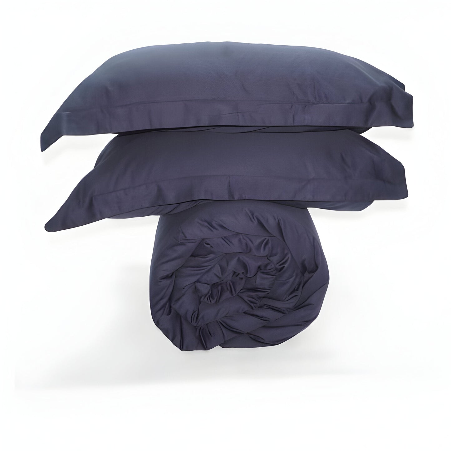 400TC Cotton Sateen Solid Duvet Cover Set