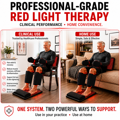 Red Light Neuropathy Support Kit for Hands and Feet – 6 Devices for Faster Relief Total LEDs: 5,616